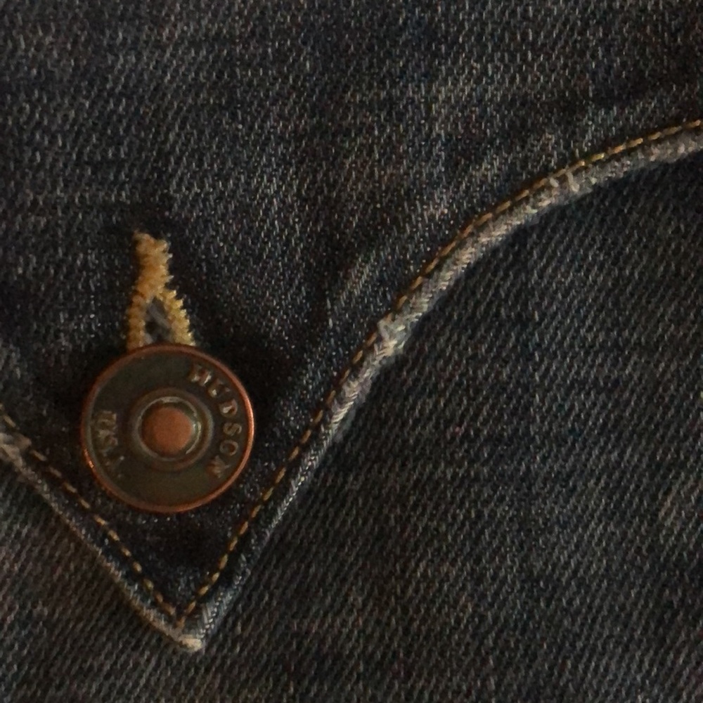 Women’s Dark Blue Denim Jeans with Back Pocket Detail - Picture 5 of 5